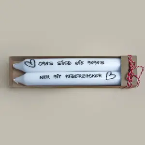 Stabkerze Geschenkset Oma