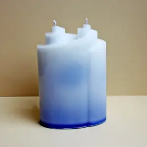 Dekorationskerze Doppelspirale