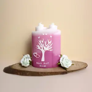 Hochzeitskerze »Doppelspirale«