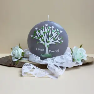 Hochzeitskerze »Diskus»