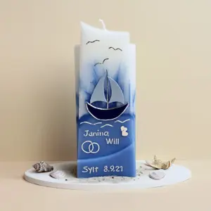 Hochzeitskerze »Doppelspitz«