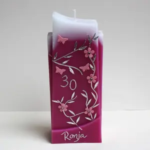 Geburtstagskerze Doppelspitz