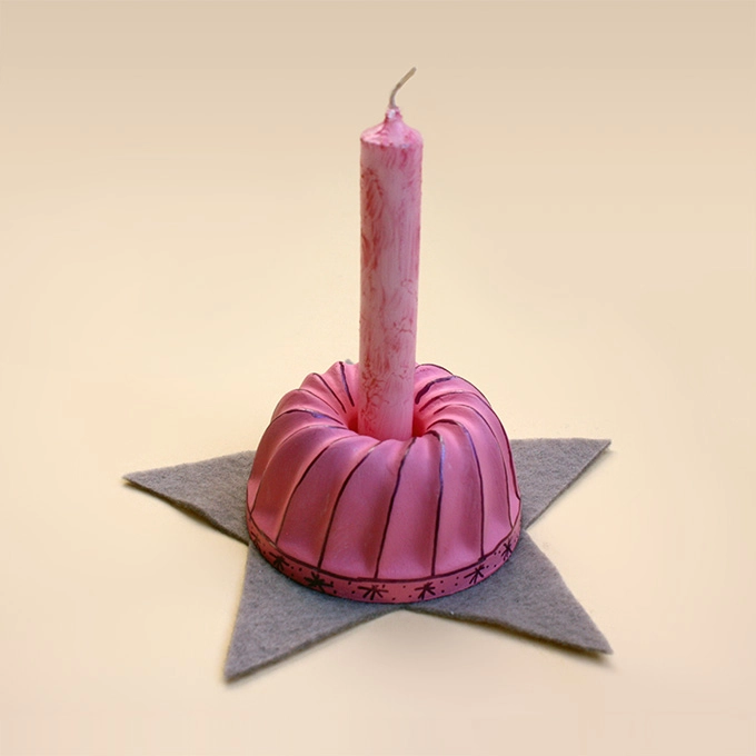 Kerzenhalter Kuchen