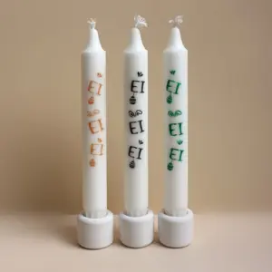 Osterkerzen, Ei Ei Ei