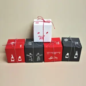 Ad&shy;ventskalender Faltschachteln