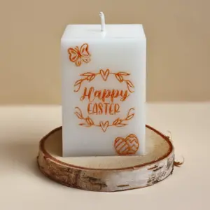 Osterkerze, Happy Easter