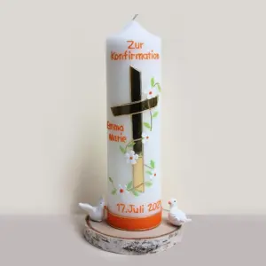 Kommunionskerze Konfirmationskerze