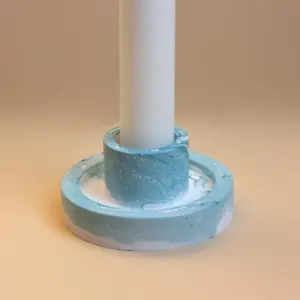 Kerzenhalter marmoriert