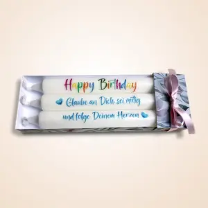 Geburtstagskerzen Geschenkset