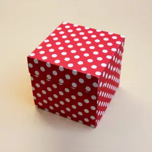 Explosionsbox zum Selbstgestalten rot-weiß