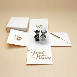 Explosionsbox Hochzeit Brautpaar