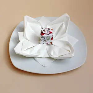 Gastgeschenk&shy;schachtel Merry Christmas Tischdeko