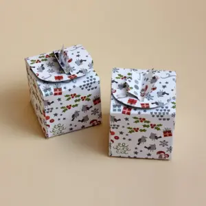 Geschenkschachtel Minis Weihnachten Tischdeko