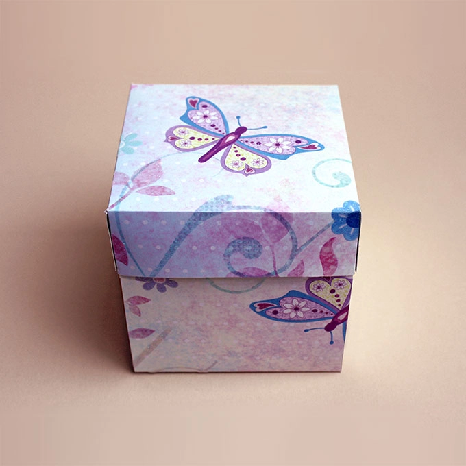 Explosionsbox Geburtstag Schmetterling – Bild 2