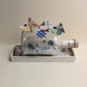 Geldgeschenk Flaschenpost