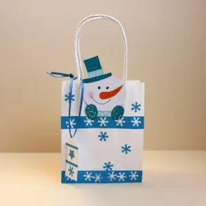 Geschenktüte Schneemannkopf
