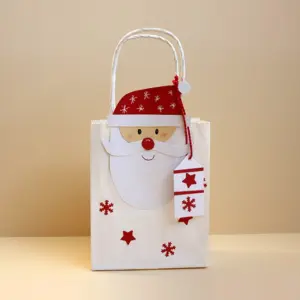 Geschenktüte Weihnachtsmannkopf