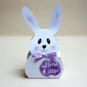 Handgefertigte Hasenschachtel