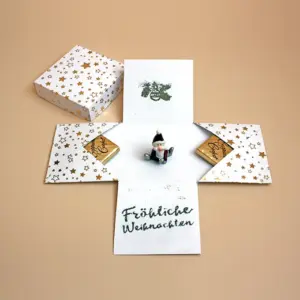 Explosionsbox Fröhliche Weihnachten