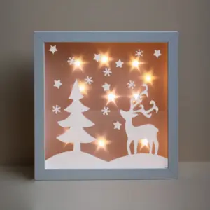 Bilderrahmen beleuchtet