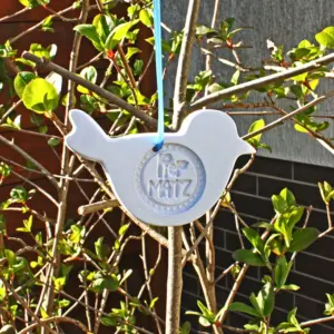 Raysinanhänger Vogel Relief Piep Matz