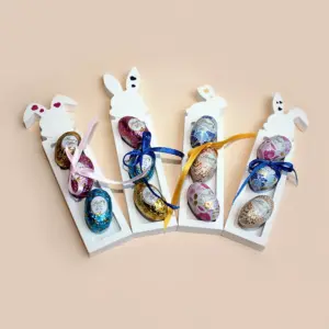 Raysinschalen mit Ostermotiven für Schokoeier