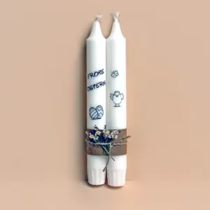 2 er Set Osterkerzen »Frohe Ostern«